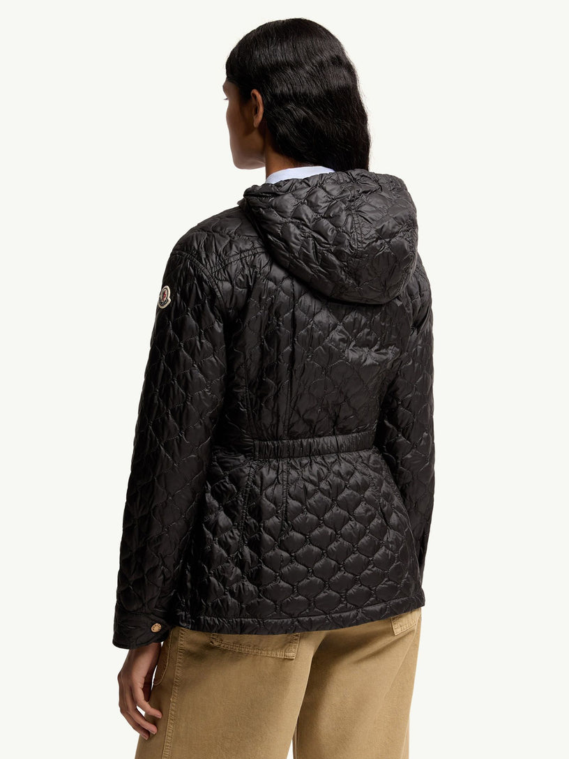 Piumino midi Arum con cappuccio