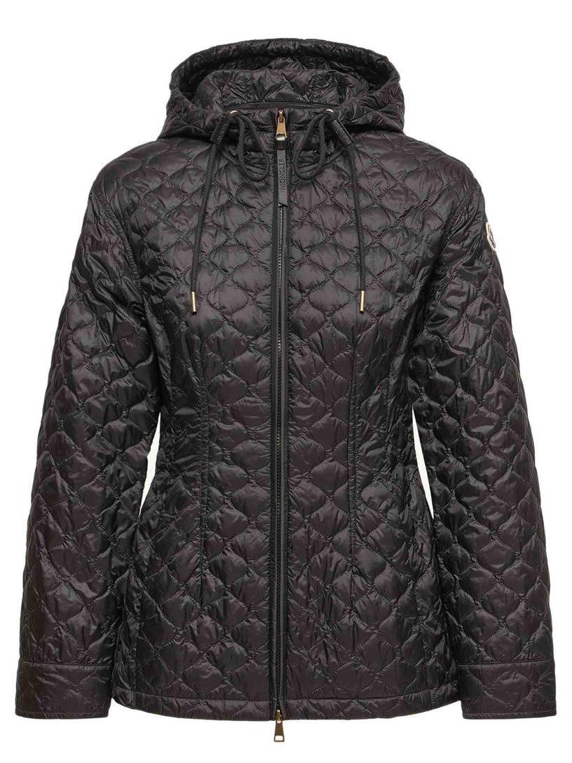 Piumino midi Arum con cappuccio