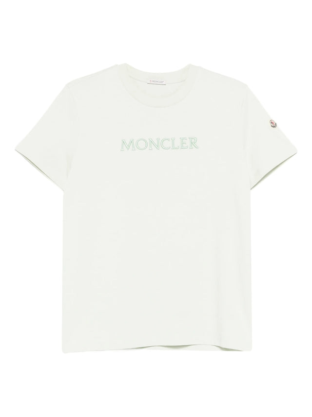 Embroidered Tonal Logo Cotton T-Shirt
