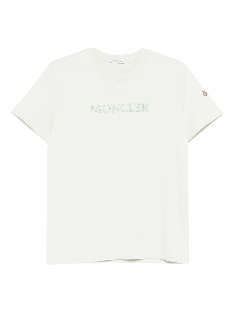 Embroidered Tonal Logo Cotton T-Shirt