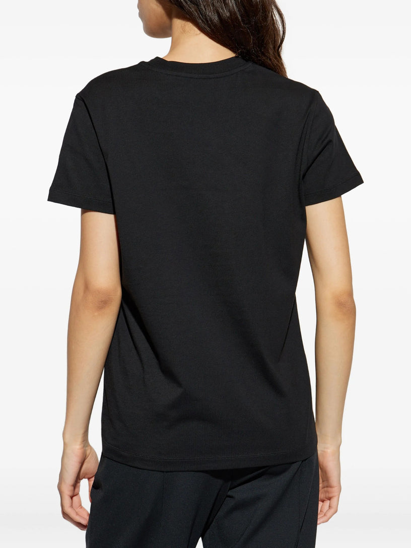 Embroidered Tonal Logo Cotton T-Shirt