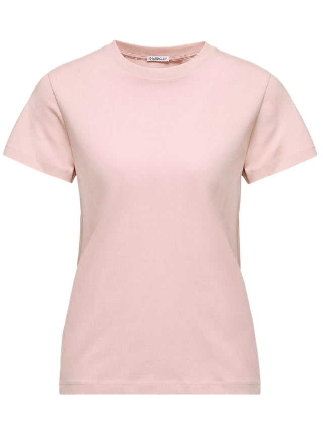 Cotton T-shirt with embroidered logo