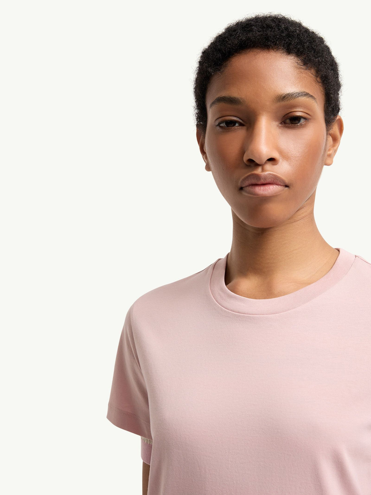 Cotton T-shirt with embroidered logo