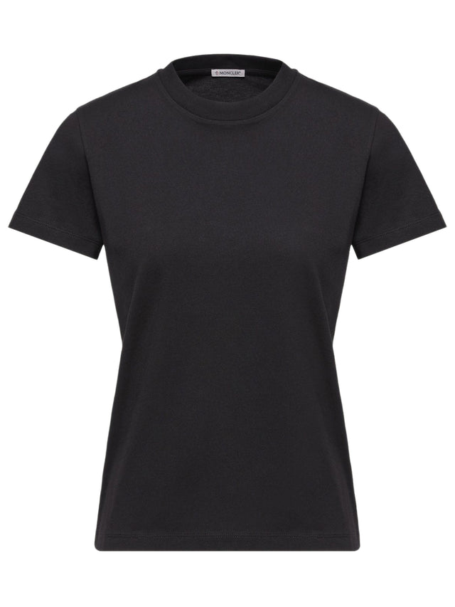 Cotton T-shirt with embroidered logo