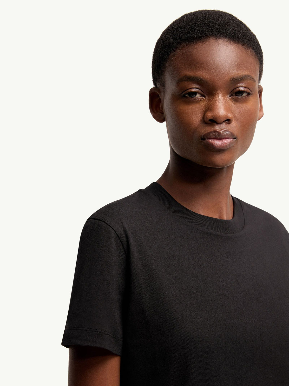 Cotton T-shirt with embroidered logo