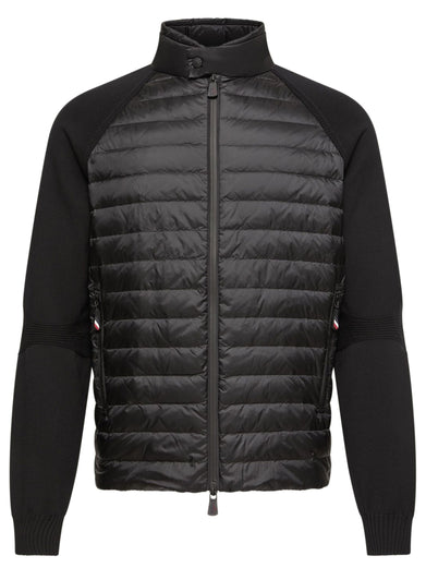 Padded Zip-Up Cardigan