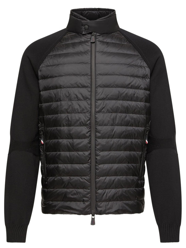 Padded Zip-Up Cardigan