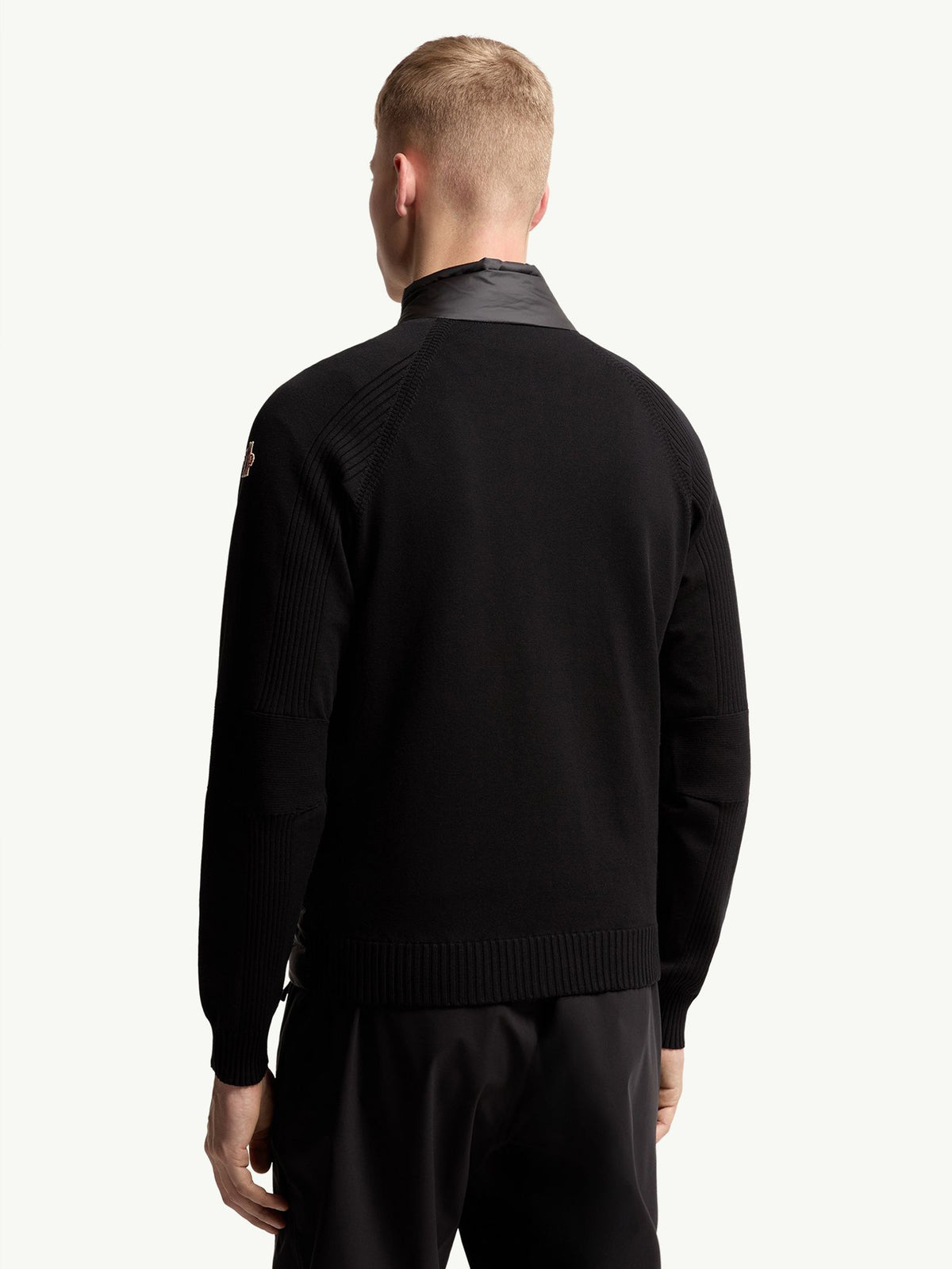 Padded Zip-Up Cardigan