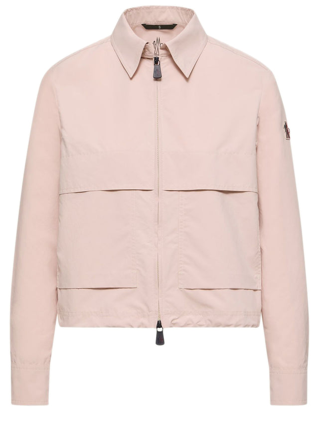 Technical froissé shirt with long sleeves