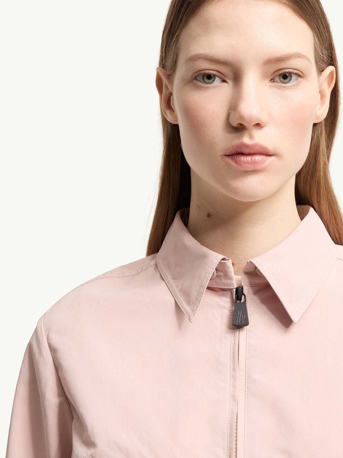 Technical froissé shirt with long sleeves