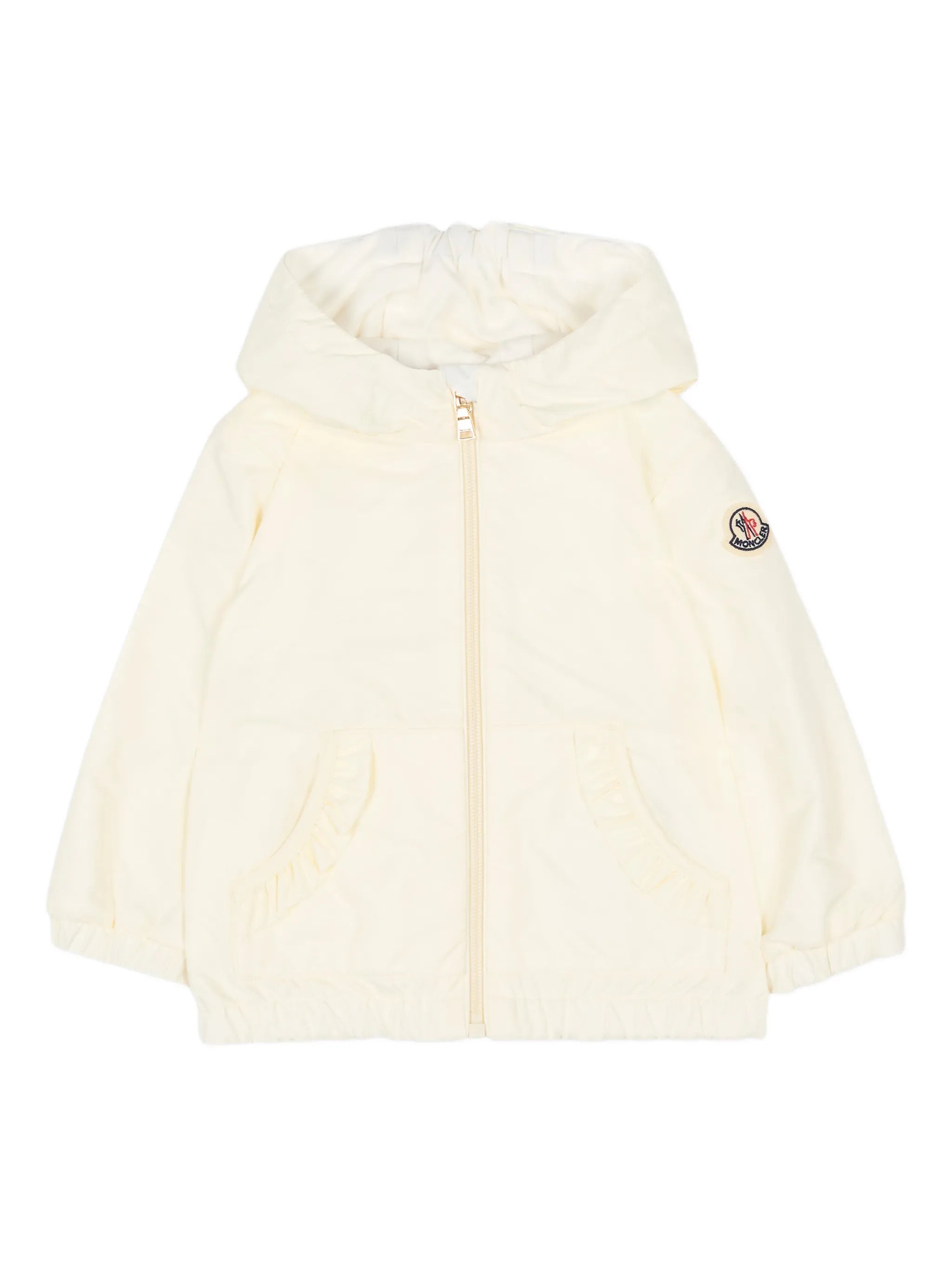 Moncler Enfant 후드 레인 자켓