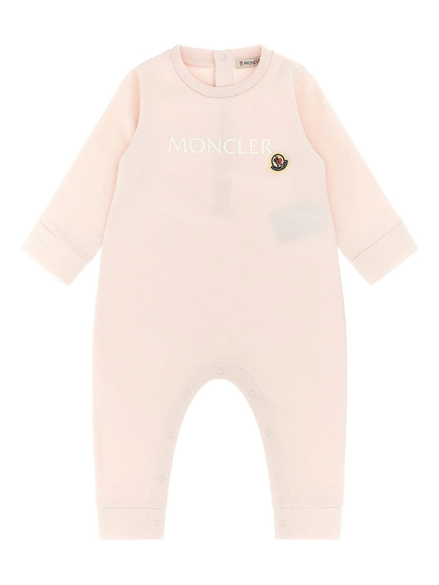Cotton onesie with logo