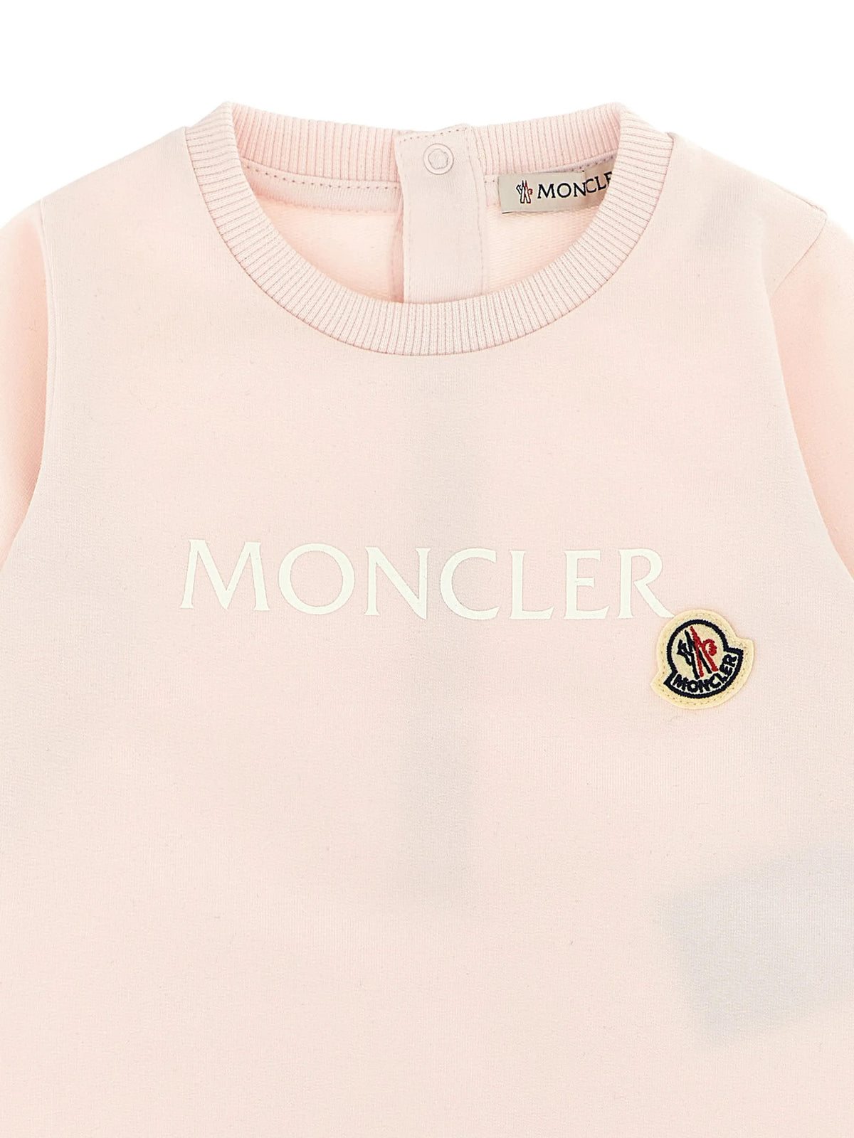Cotton onesie with logo