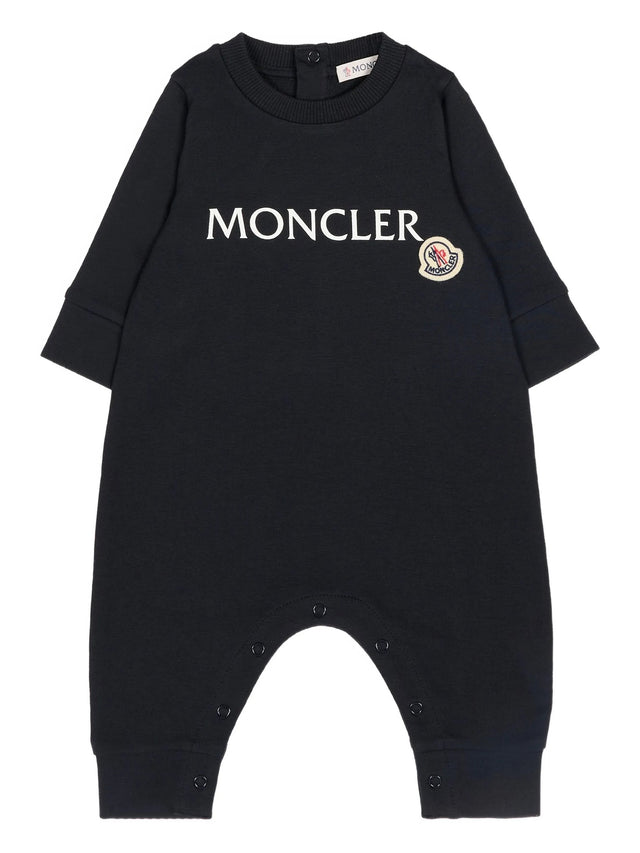 Cotton onesie with logo