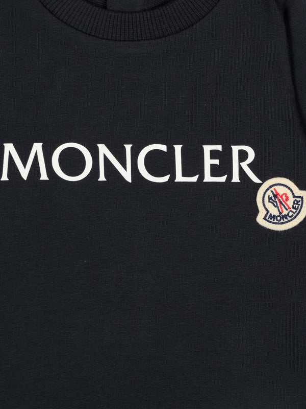 Cotton onesie with logo