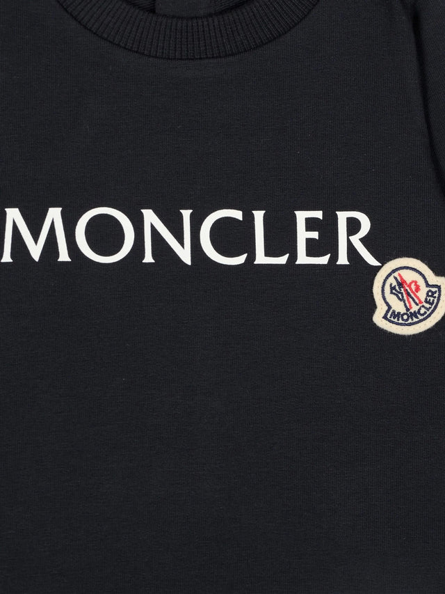 Cotton onesie with logo