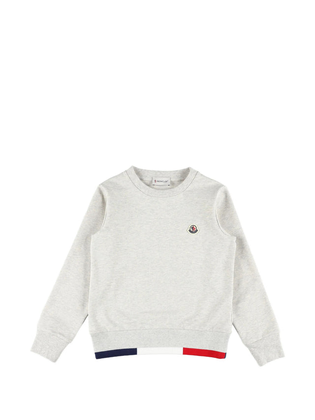 Cotton tricolor hem tracksuit set