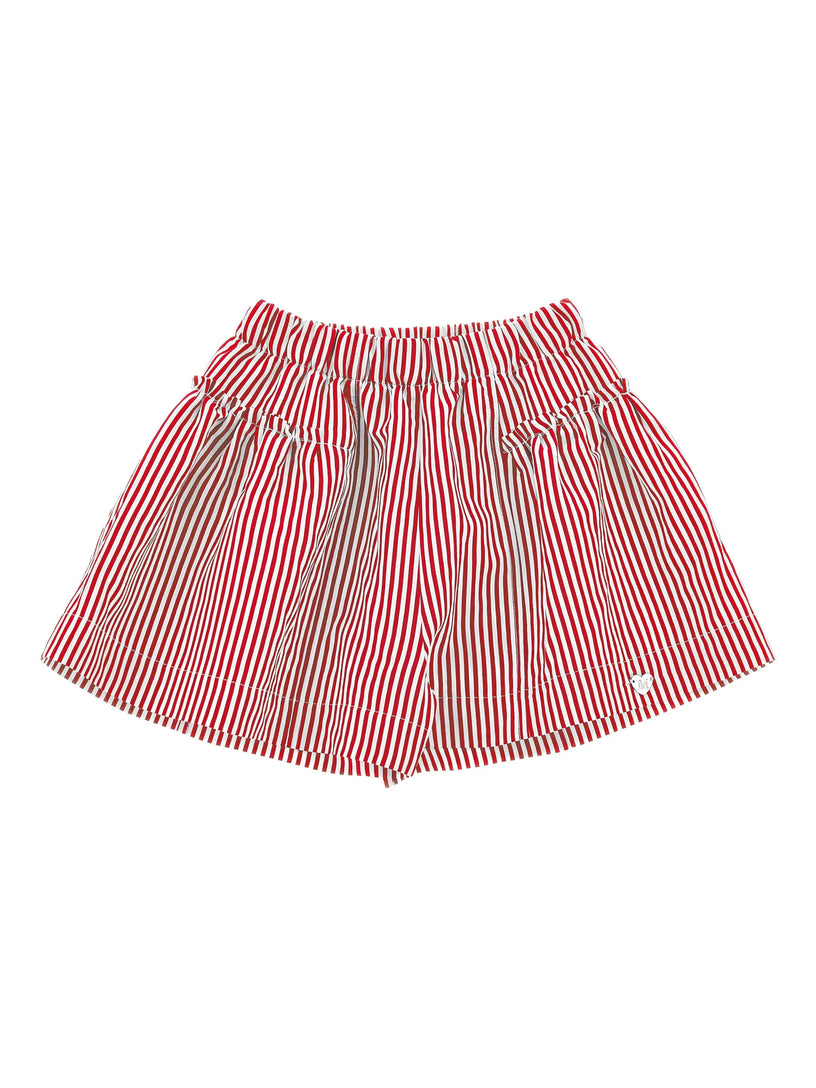 Striped-print shorts