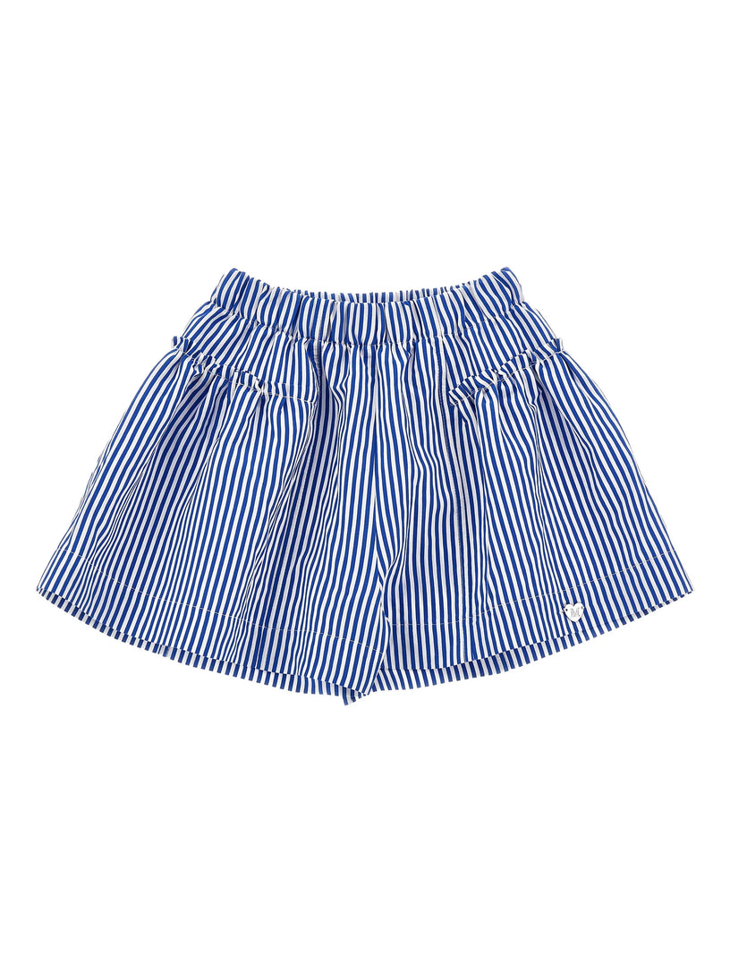 Striped-print shorts