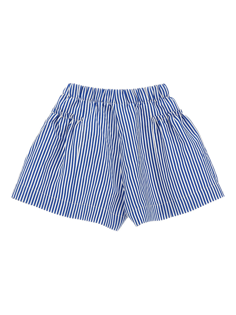 Striped-print shorts