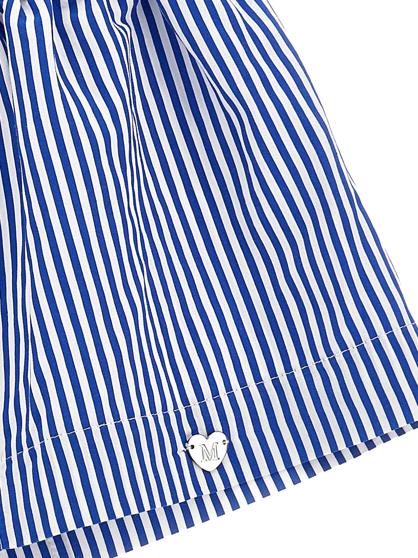 Striped-print shorts