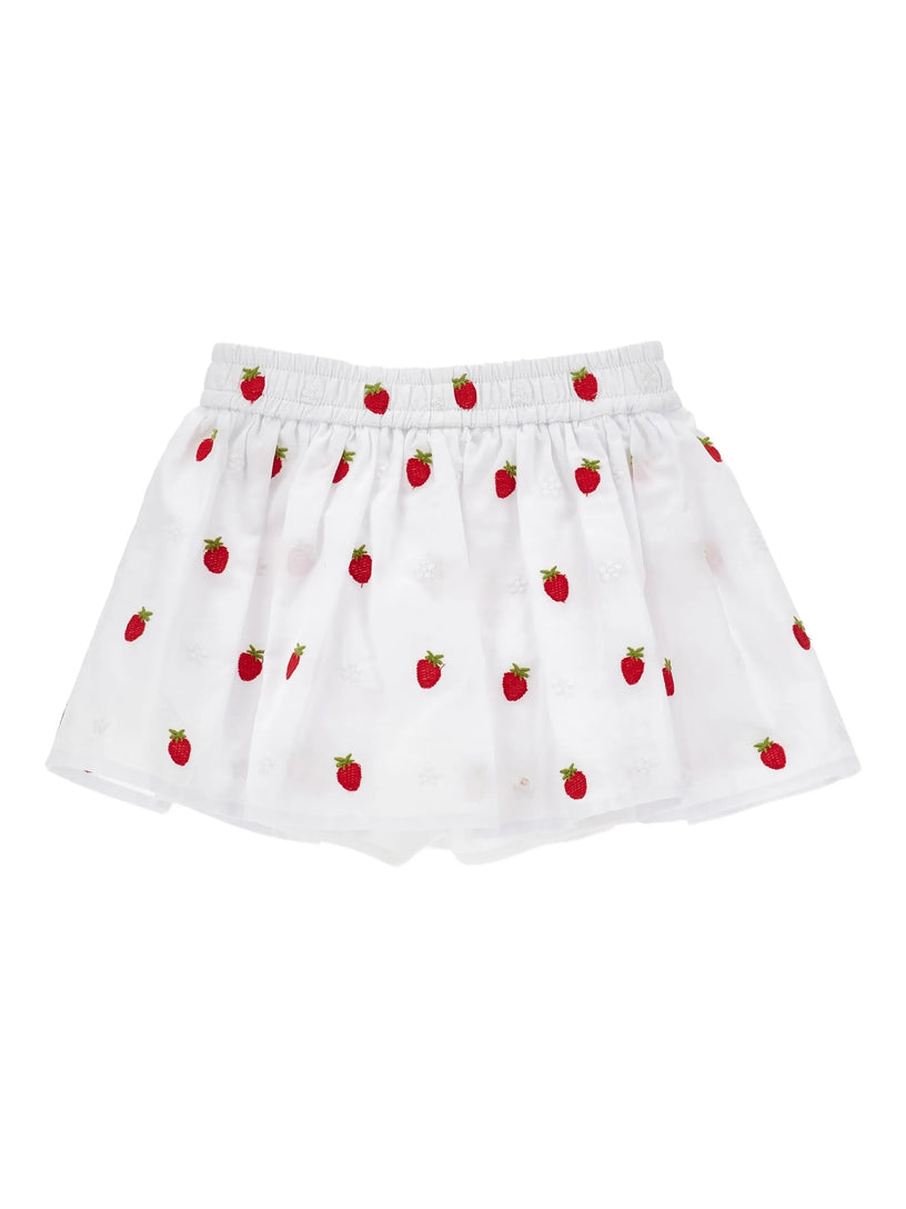 Skort with strawberries