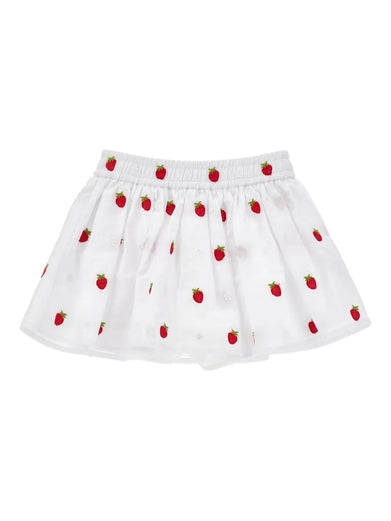 Skort with strawberries