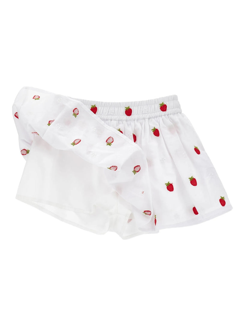 Skort with strawberries