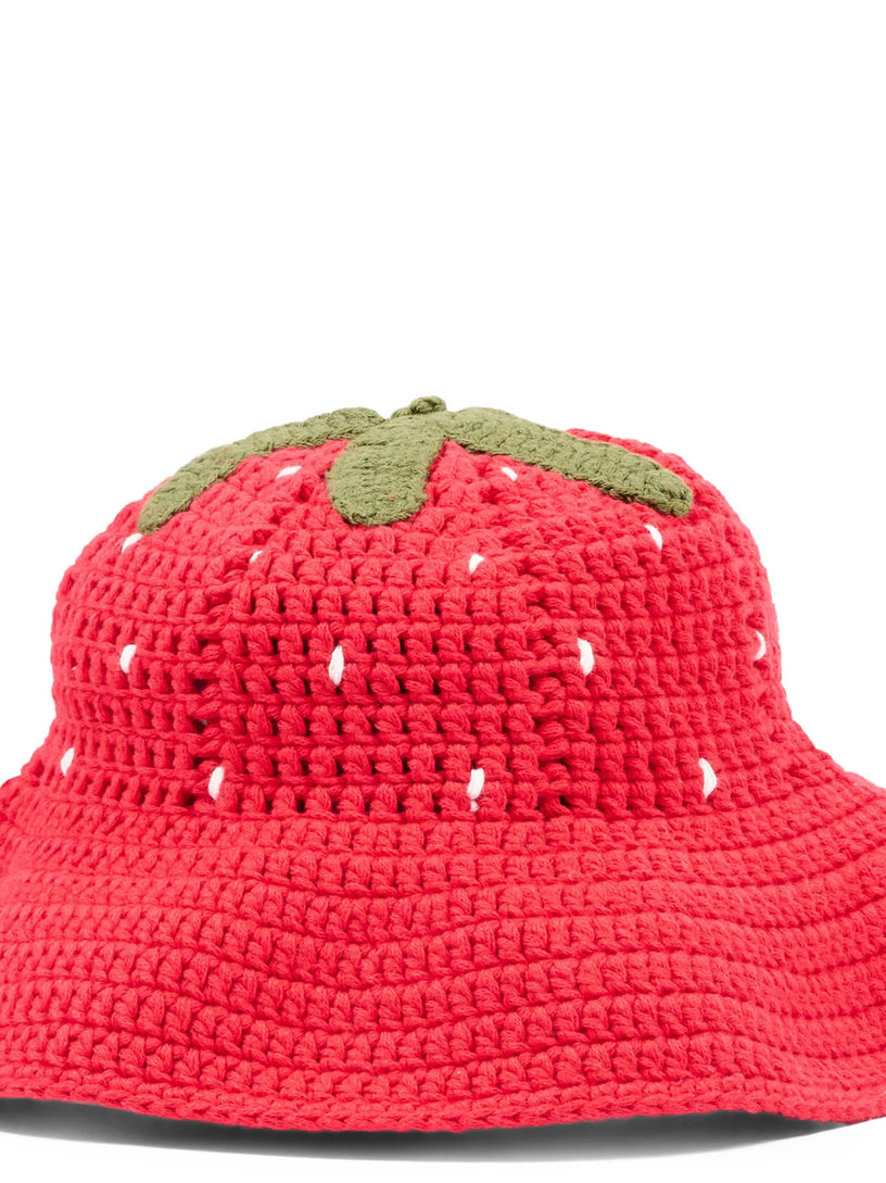 Crochet Strawberry Hat