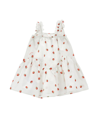 Dress with strawberries
