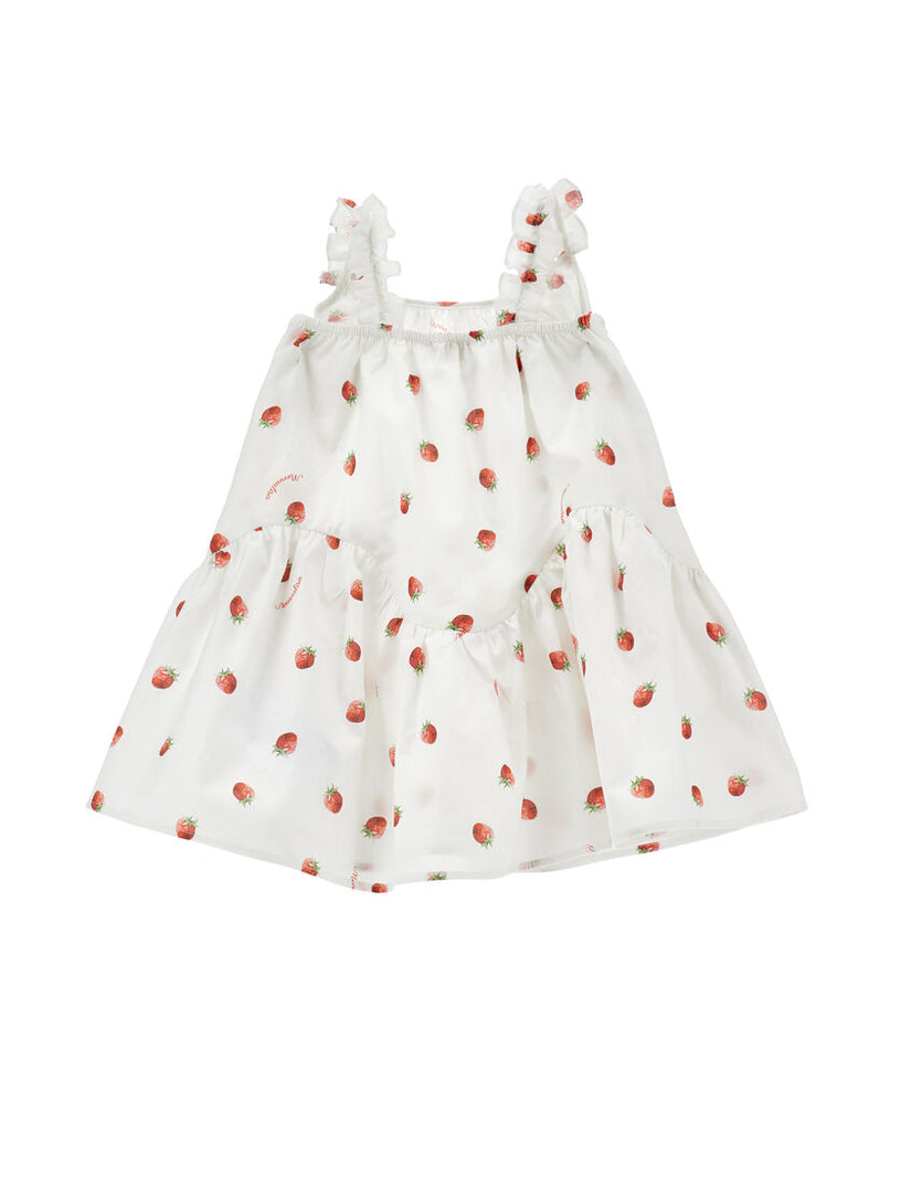 Dress with strawberries