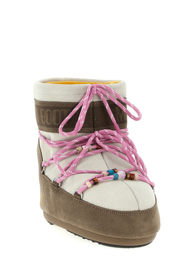 Moon Boot x Guest in Residence Icon low suede beads