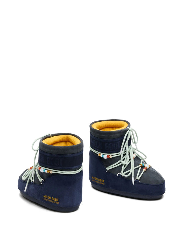 Moon Boot x Guest in Residence Icon low suede beads