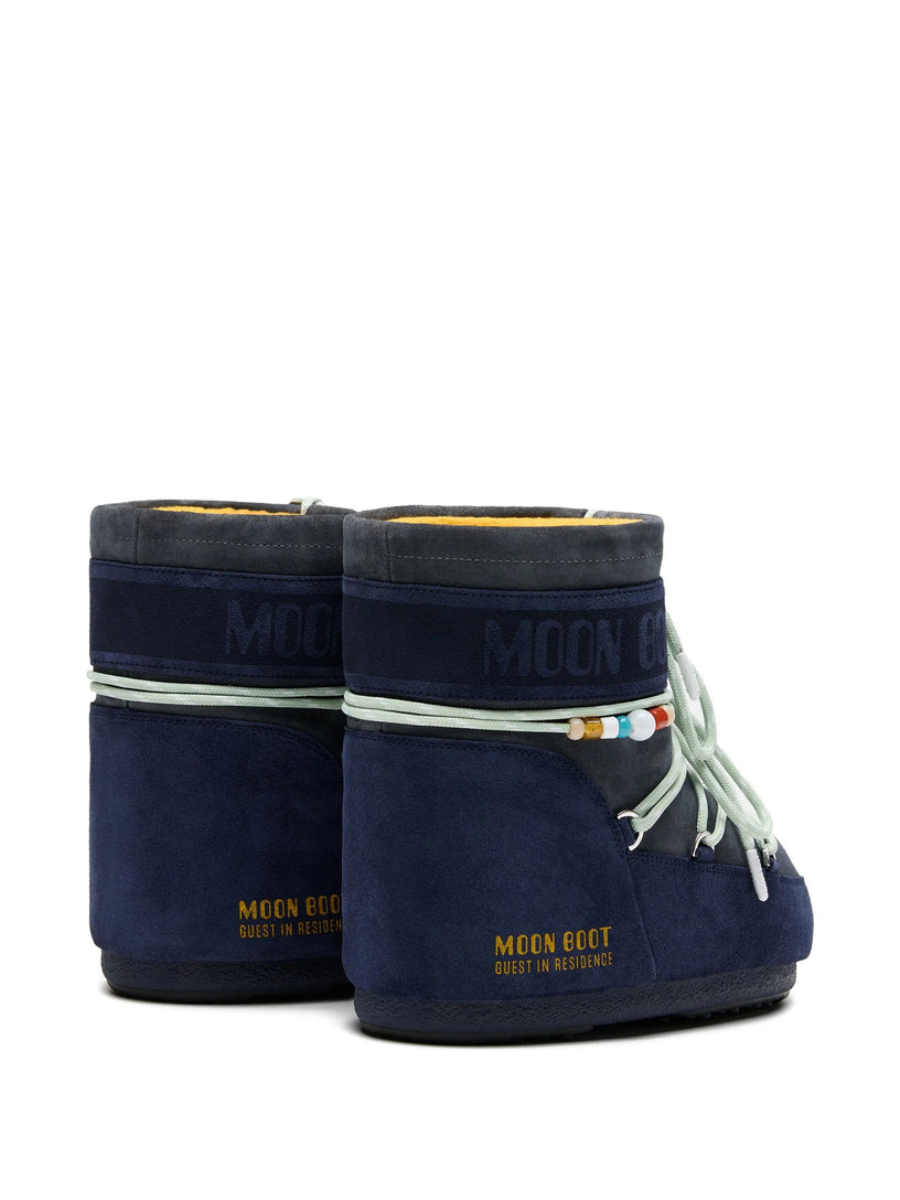 Moon Boot x Guest in Residence Icon low suede beads