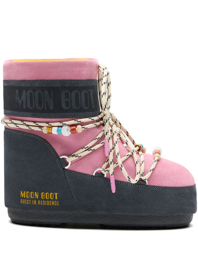 Moon Boot x Guest in Residence Icon low suede beads