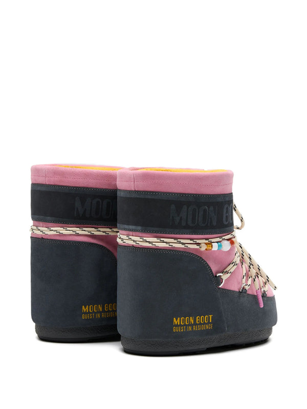 Moon Boot x Guest in Residence Icon low suede beads
