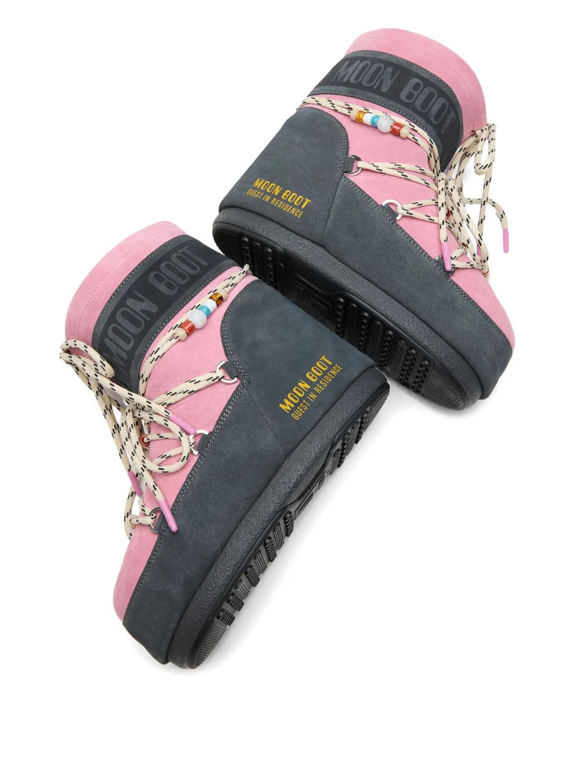 Moon Boot x Guest in Residence Icon low suede beads