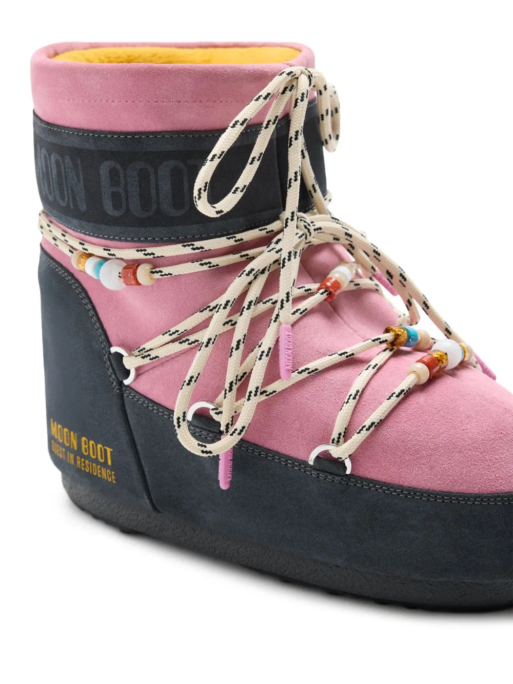 Moon Boot x Guest in Residence Icon low suede beads