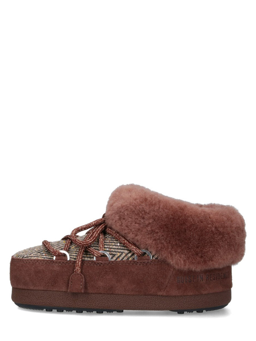Moon Boot x Guest in Residence Evx Chalet mule fur