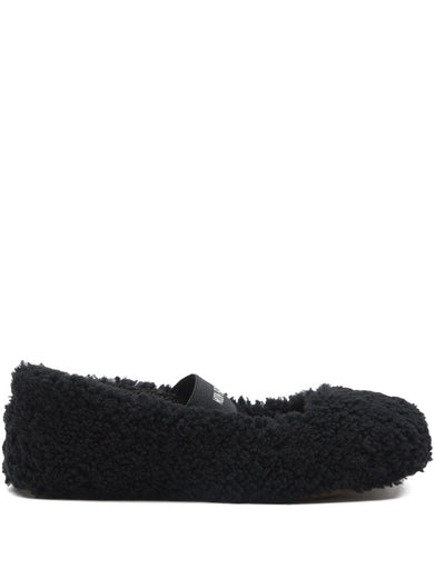 Shearling ballerinas