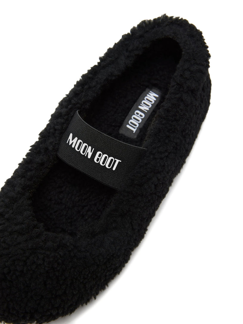 Shearling ballerinas