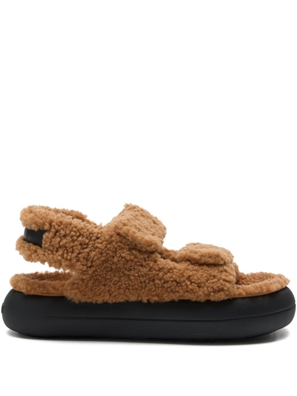 MB Shearling Sandals