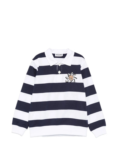 Striped polo shirt