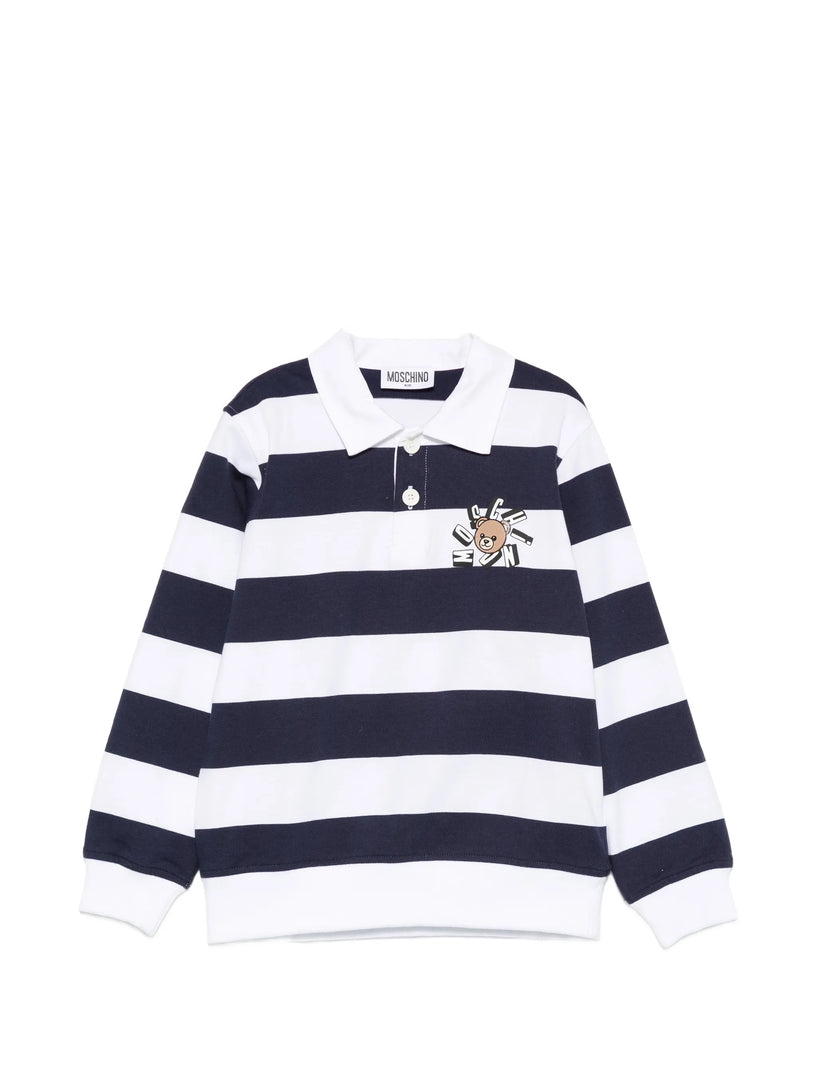 Striped polo shirt