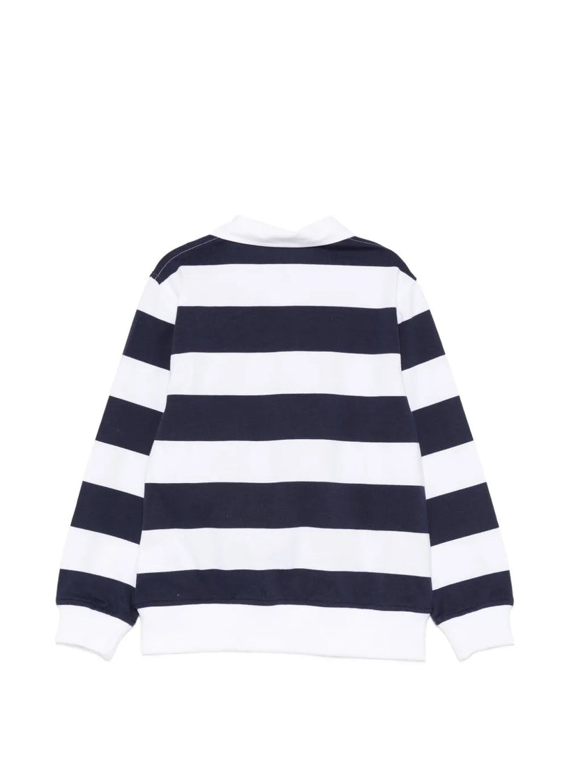 Striped polo shirt