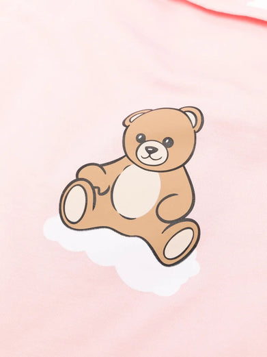 Teddy-print sleep bag