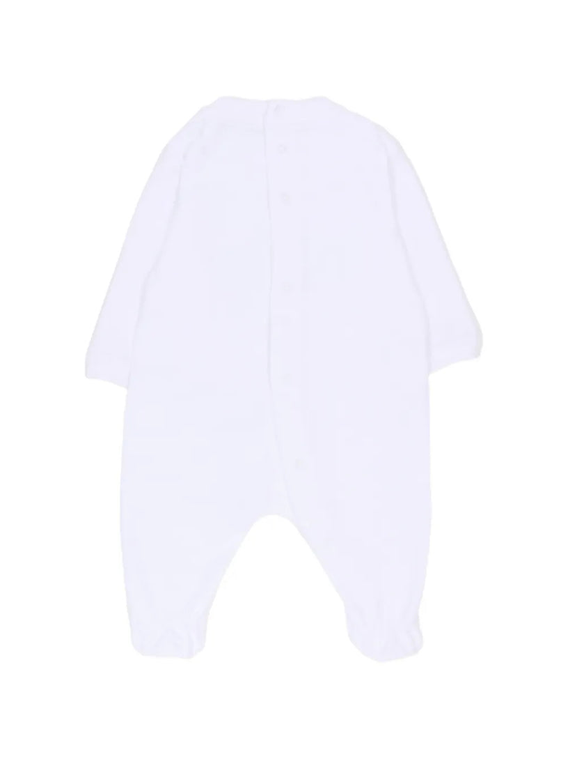 Bear-motif babygrow set