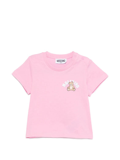 Teddy bear-print T-shirt