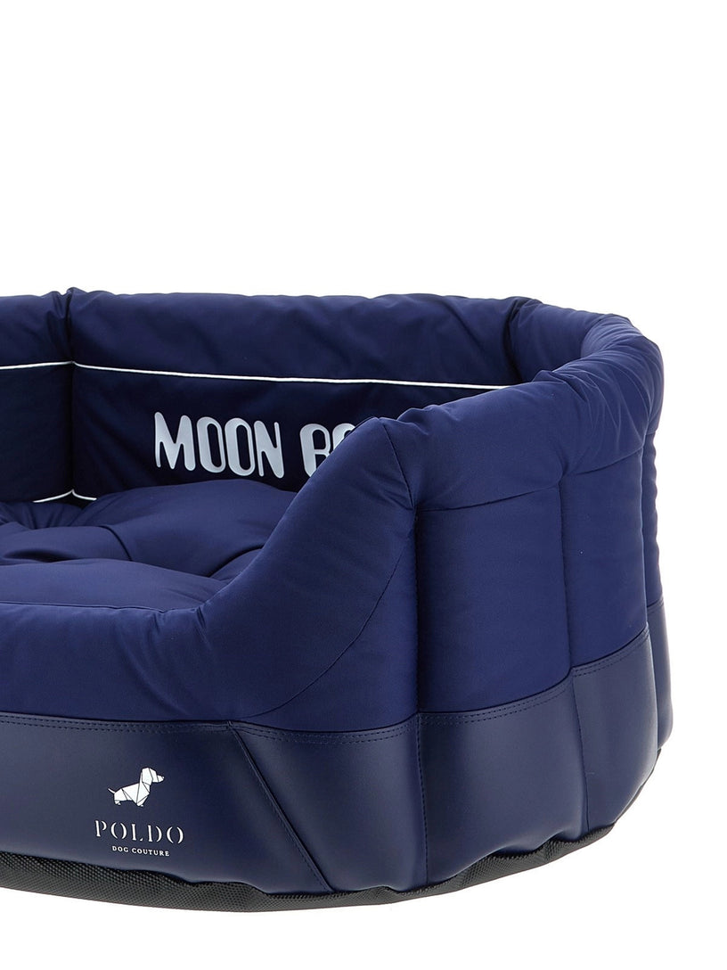 x Poldo Dog Couture logo-print dog bed
