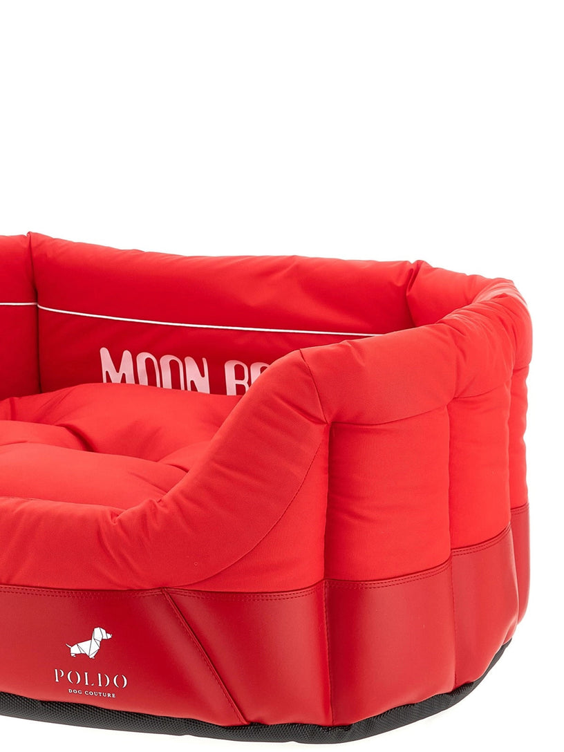 x Poldo Dog Couture logo-print dog bed